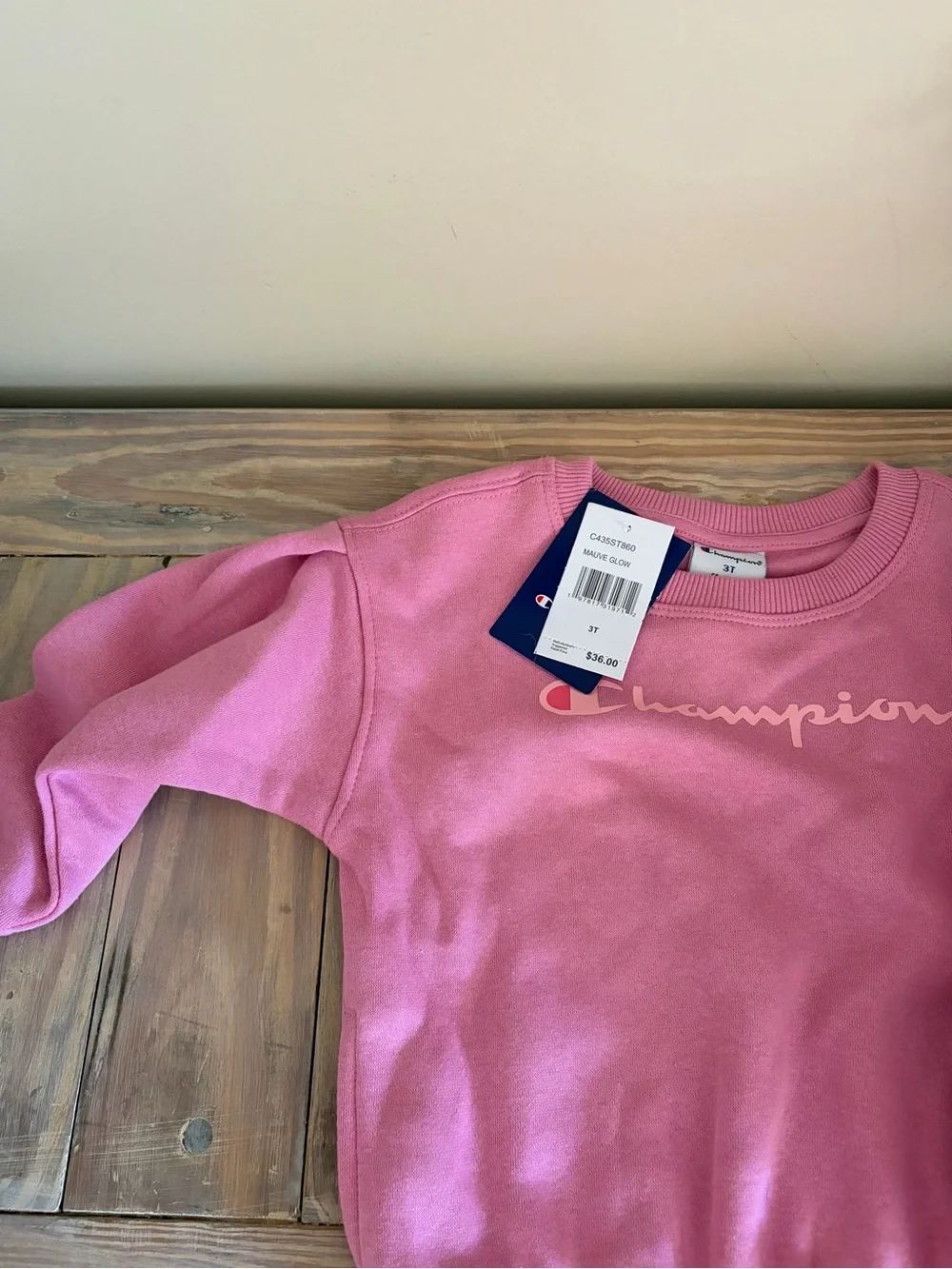Champion Pink Girls' Sweatshirt & Joggers Set 💗🆕